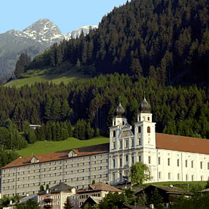 Ferienwohnung Elsasser, Disentiserhof, Disentis, Kloster Disentis